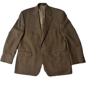 Lauren Ralph Lauren Men's 46R 100%‎ Wool Khaki Sport Coat Blazer Suit Jacket